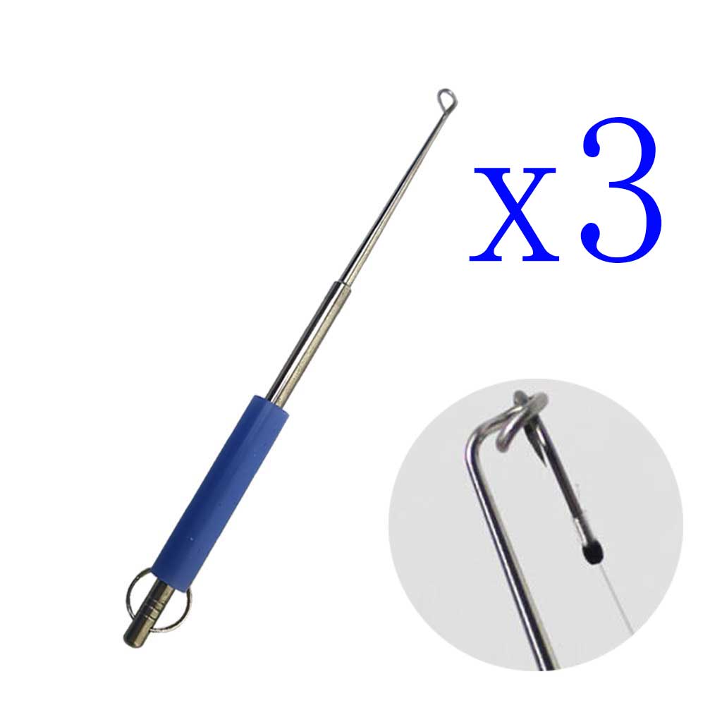 Fishing Hook Sharpener - 3'lü Paslanmaz Çelik Balık Kancası Çıkarıcı