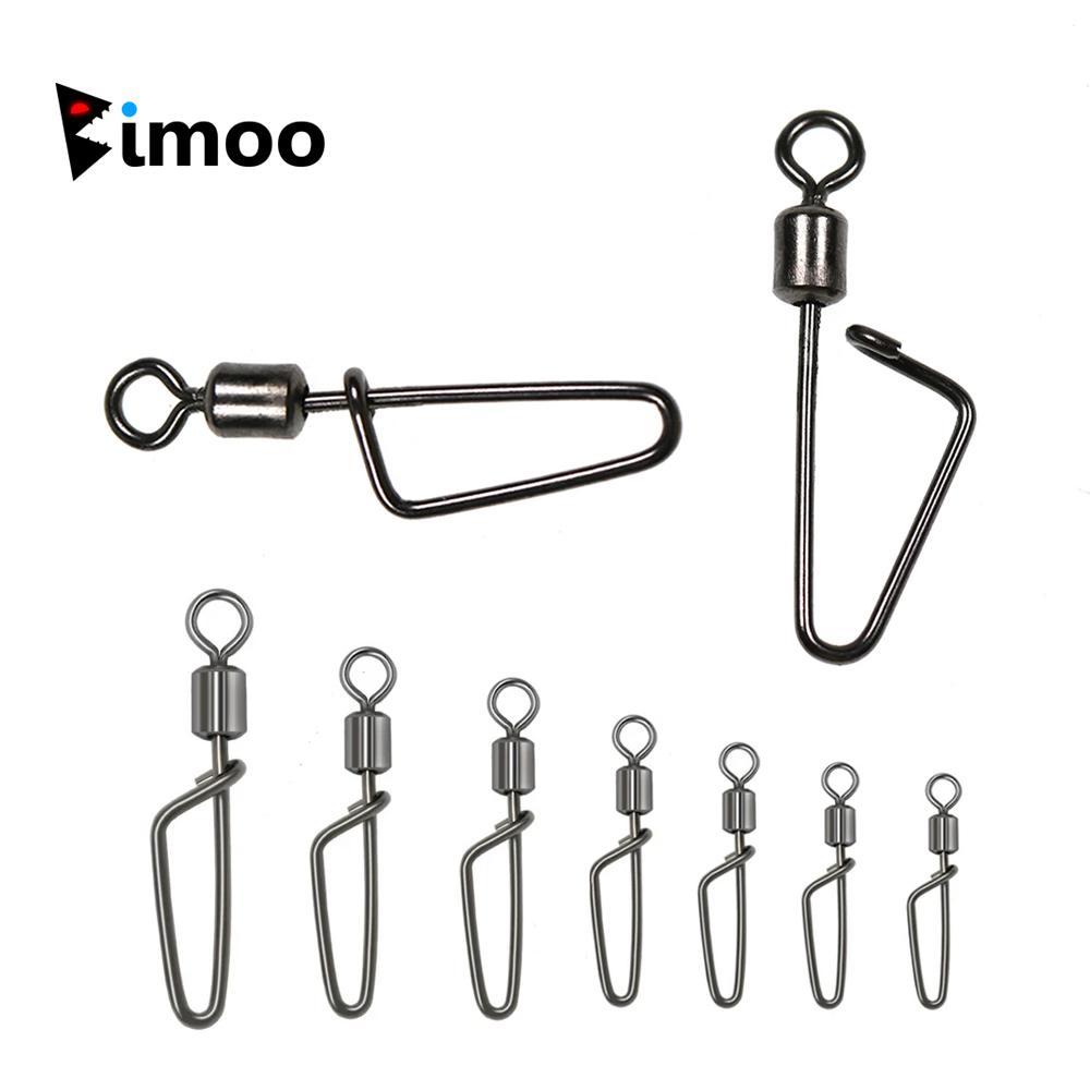 Fishing Hook Stainless Steel - 20 adet Siyah Nikel Balıkçılık Döner