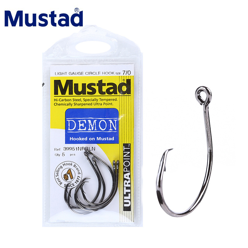 Fishing Hook Stainless Steel - MUSTAD 39951 # Balıkçılık Kancaları Daire