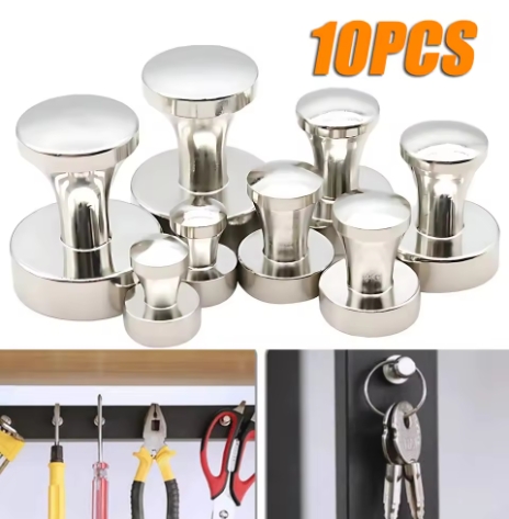 Fishing Hook Stainless Steel - 10 adet mıknatıs süper güçlü balıkçılık