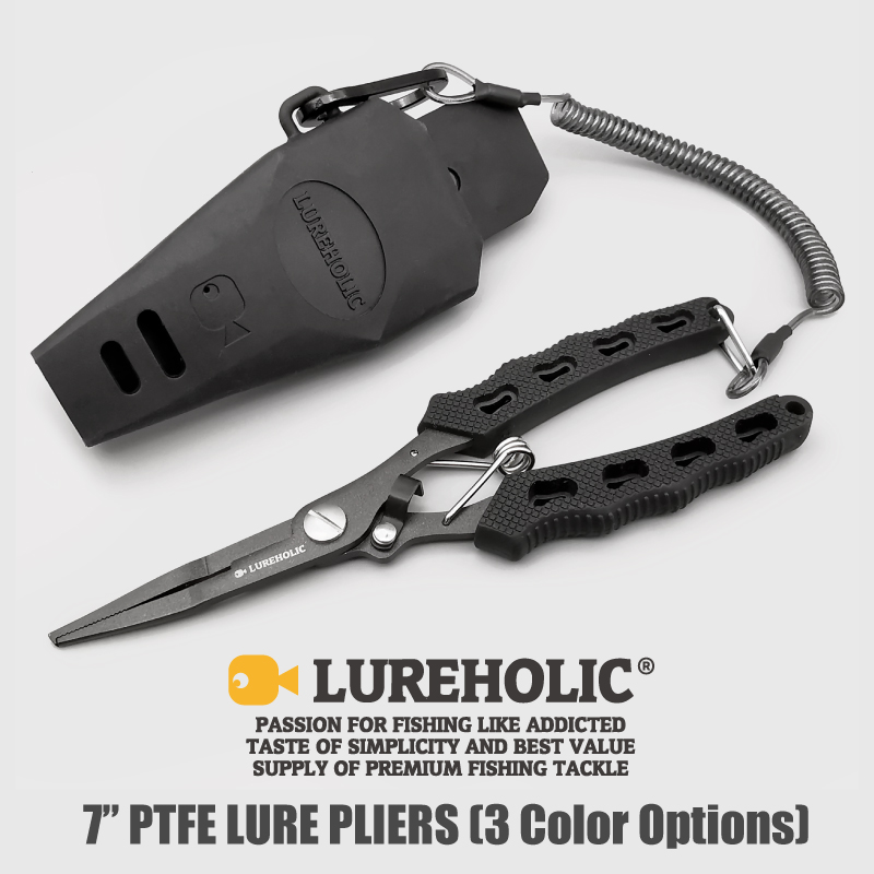 Fishing Hook Sharpener - Lureholic 7 ”PTFE kaplı cazibesi balıkçılık