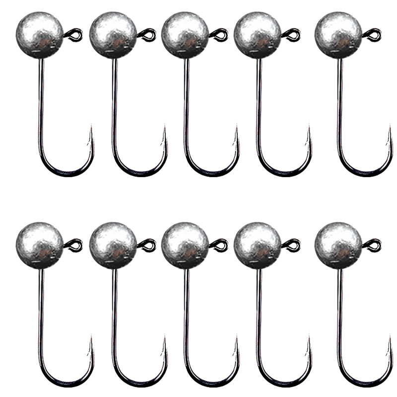 10 adet/grup Jig Kafa Balıkçıl - Fishing Hook Offset incelemesi ve fiyatı