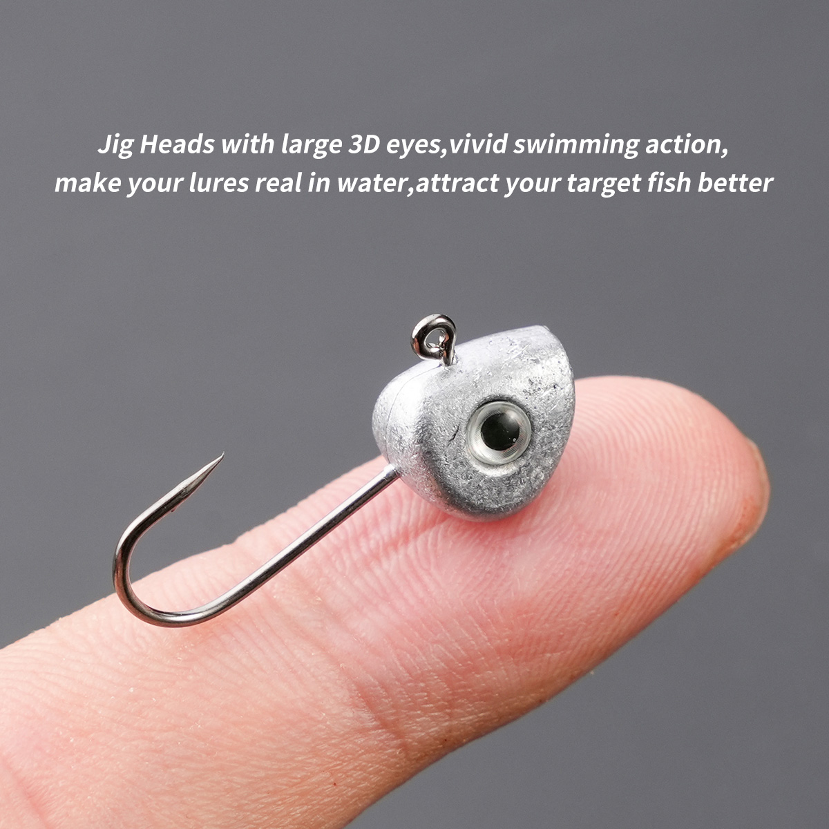 10 adet Mini Jig Kafa Kanca 3D - Fishing Hook Offset incelemesi ve fiyatı