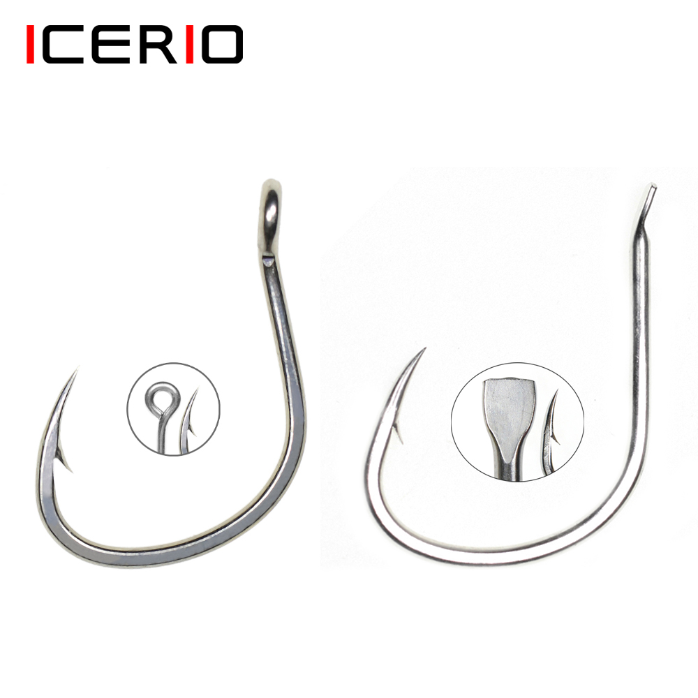 ICERIO 10 adet mat kalay kapla - Fishing Hook Offset incelemesi ve fiyatı
