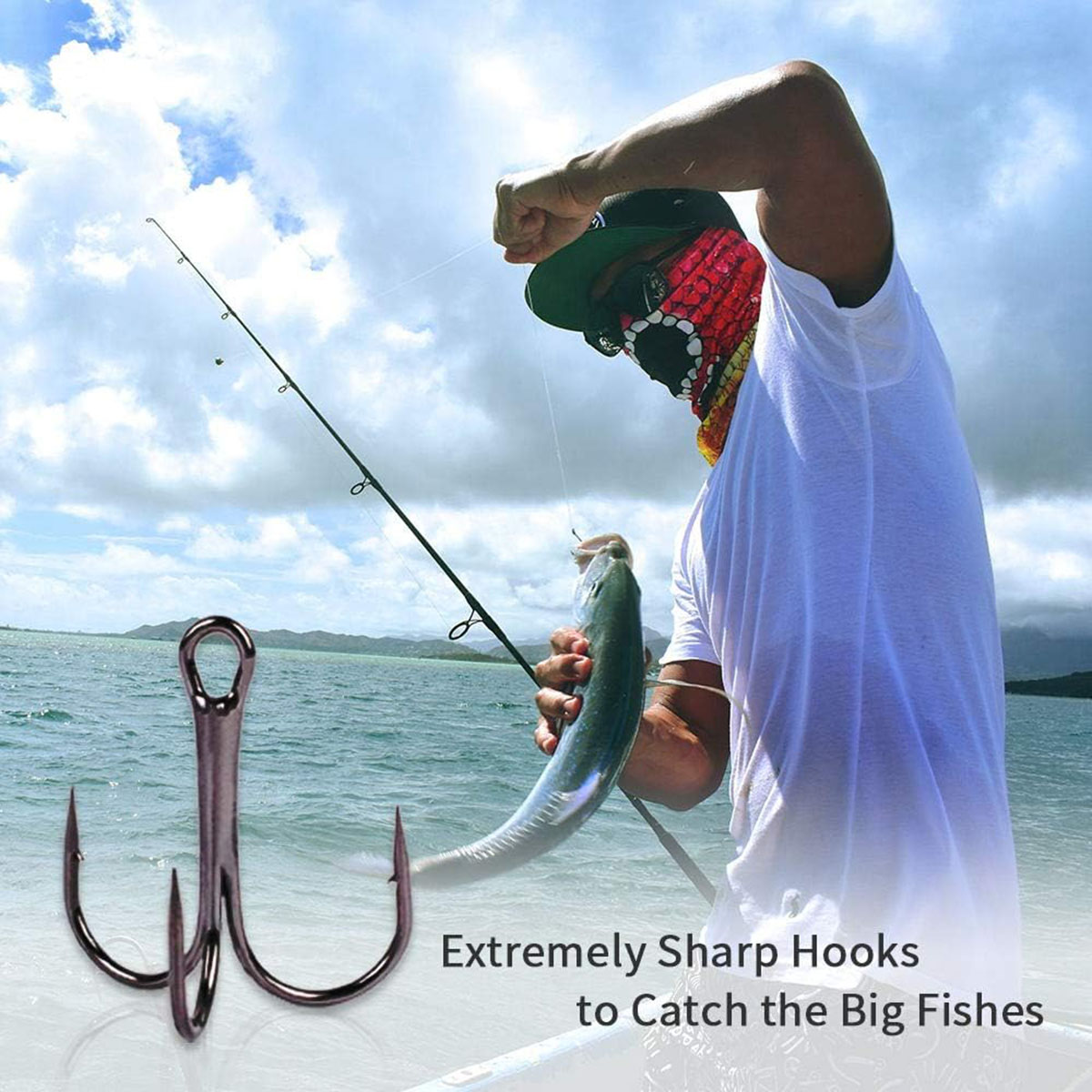 50/100 adet/kutu Balıkçılık Üç - Fishing Hook Circle incelemesi ve fiyatı