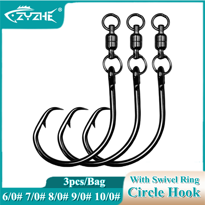 ZYZHE 3/6/9 adet Döner Halkalı - Fishing Hook Circle incelemesi ve fiyatı