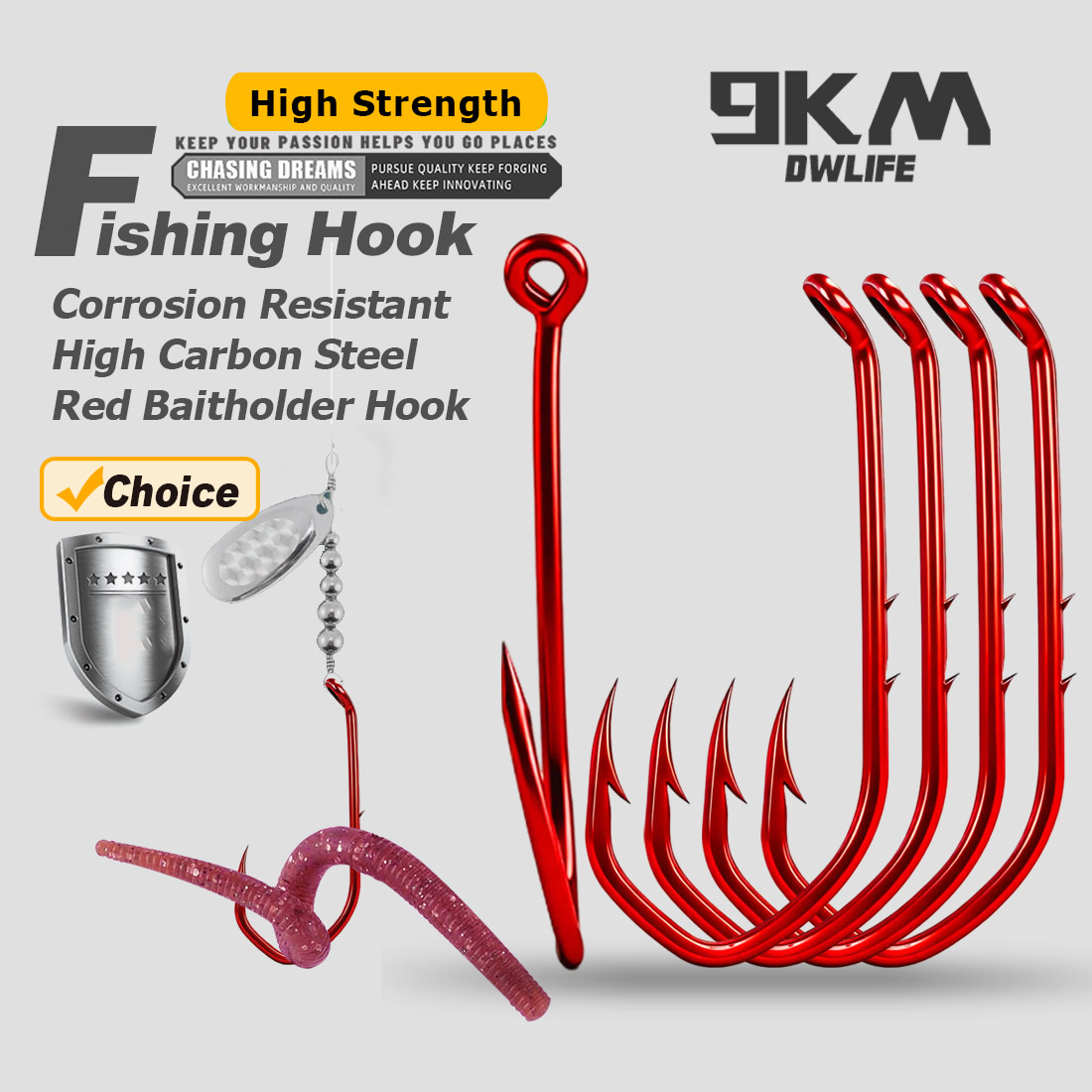 9KM Yem Tutucu Kancalar 50-100 - Fishing Hook Circle incelemesi ve fiyatı